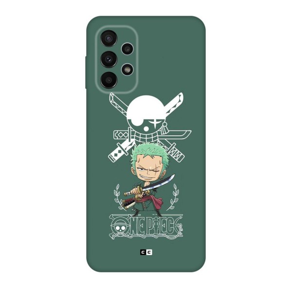 Hunter Zoro Sword Back Case for Galaxy A23