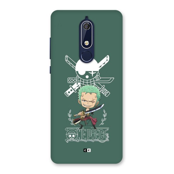 Hunter Zoro Sword Back Case for Nokia 5.1