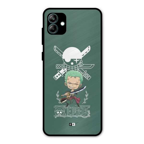 Hunter Zoro Sword Metal Back Case for Galaxy A04