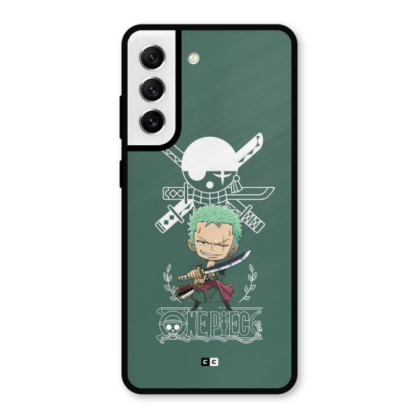 Hunter Zoro Sword Metal Back Case for Galaxy S21 FE 5G