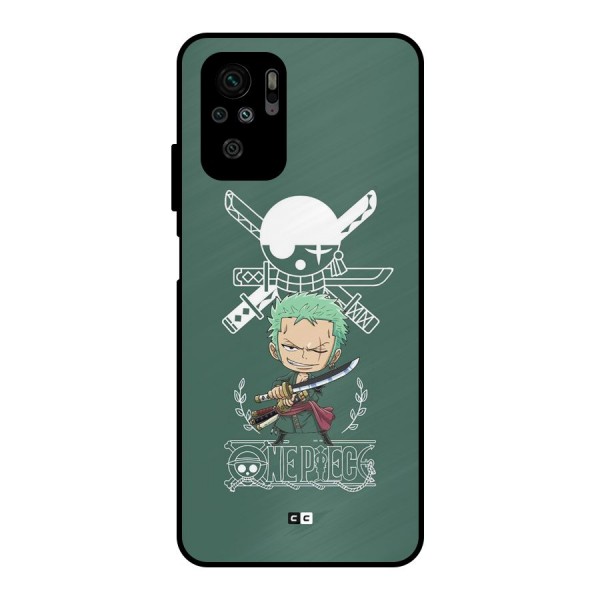 Hunter Zoro Sword Metal Back Case for Redmi Note 11 SE