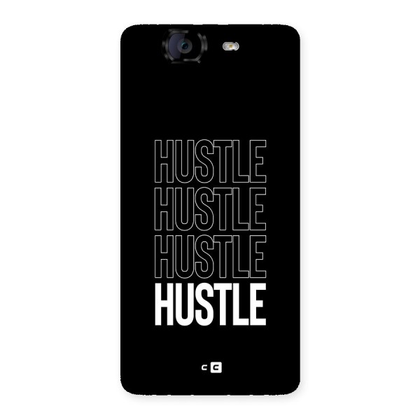 Hustle Hustle Hustle Back Case for Canvas Knight A350