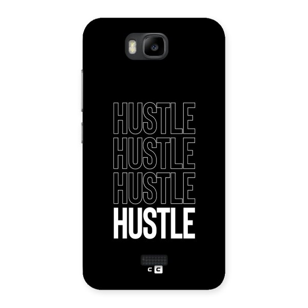 Hustle Hustle Hustle Back Case for Honor Bee