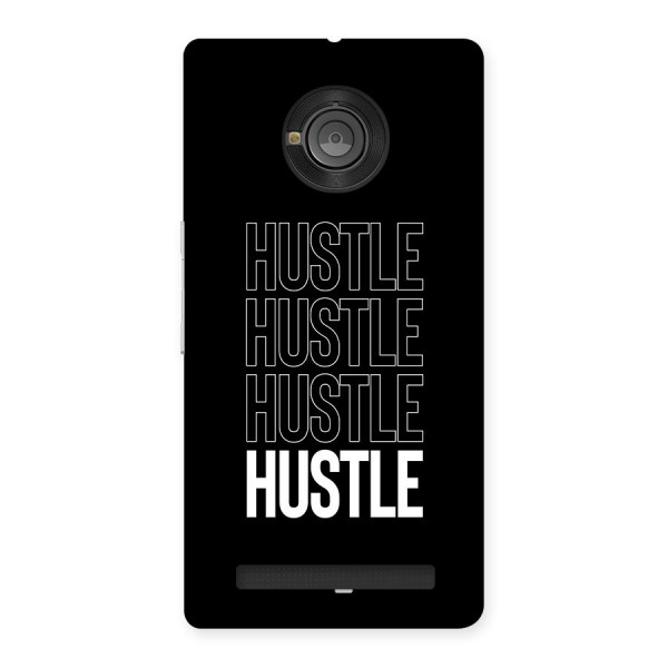 Hustle Hustle Hustle Back Case for Yuphoria