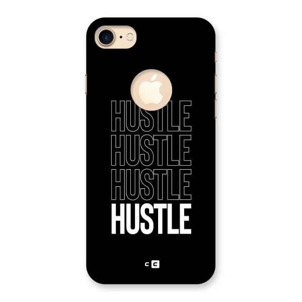 Hustle Hustle Hustle Back Case for iPhone 8 Logo Cut