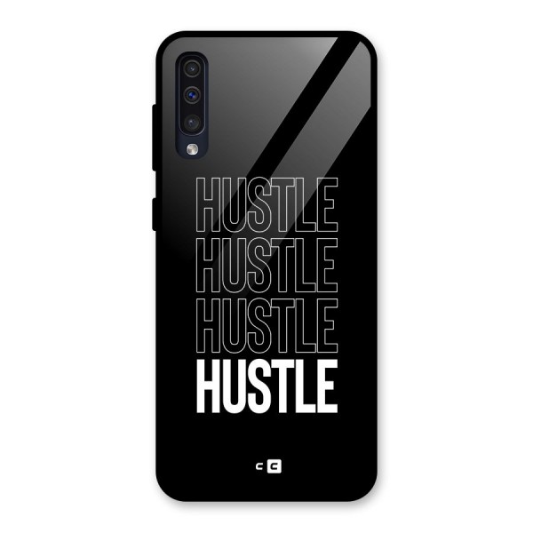 Hustle Hustle Hustle Glass Back Case for Galaxy A50s