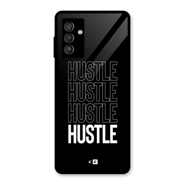 Hustle Hustle Hustle Glass Back Case for Galaxy M13