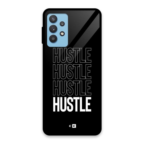 Hustle Hustle Hustle Glass Back Case for Galaxy M32 5G