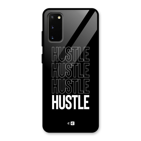 Hustle Hustle Hustle Glass Back Case for Galaxy S20