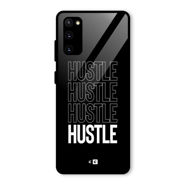 Hustle Hustle Hustle Glass Back Case for Galaxy S20 FE