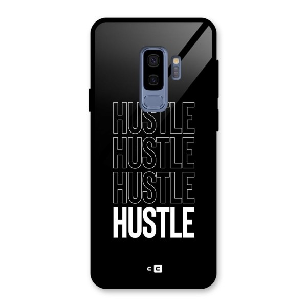 Hustle Hustle Hustle Glass Back Case for Galaxy S9 Plus