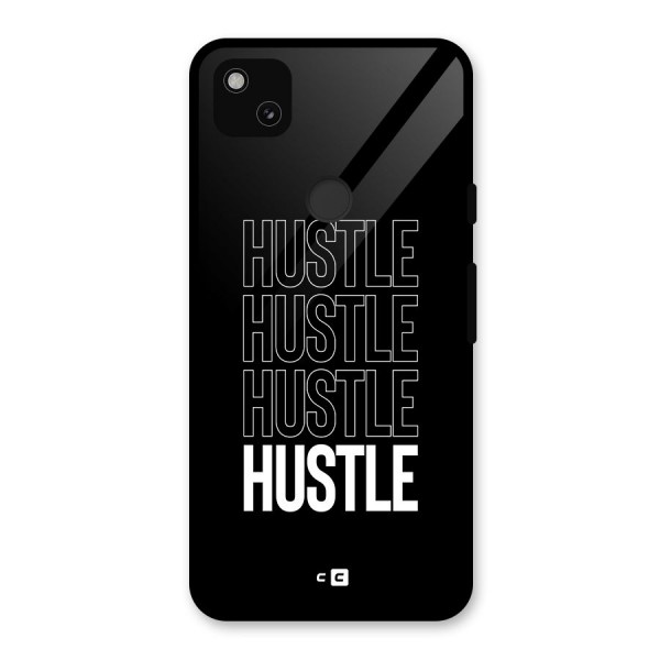 Hustle Hustle Hustle Glass Back Case for Google Pixel 4a