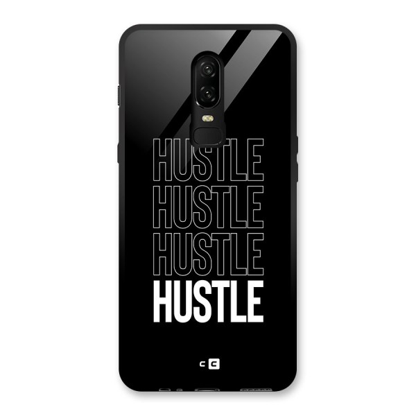 Hustle Hustle Hustle Glass Back Case for OnePlus 6