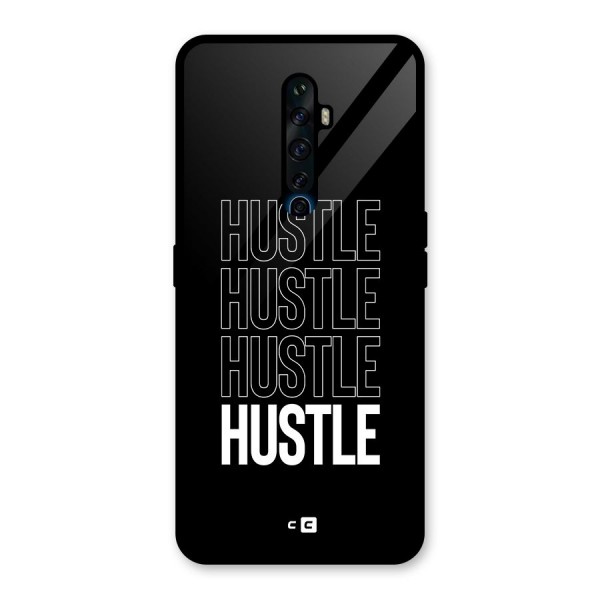 Hustle Hustle Hustle Glass Back Case for Oppo Reno2 Z