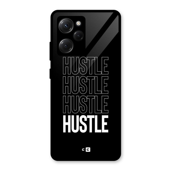 Hustle Hustle Hustle Glass Back Case for Poco X5 Pro