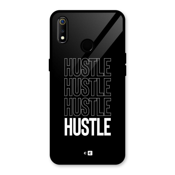 Hustle Hustle Hustle Glass Back Case for Realme 3