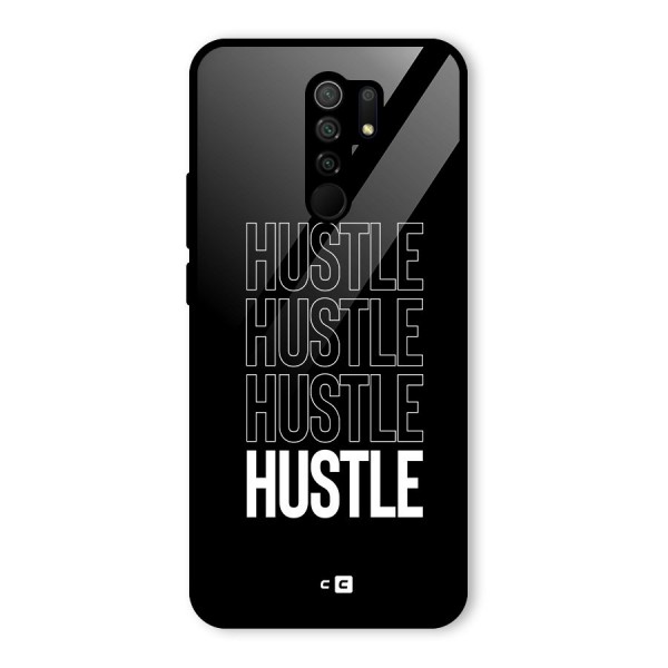 Hustle Hustle Hustle Glass Back Case for Redmi 9 Prime