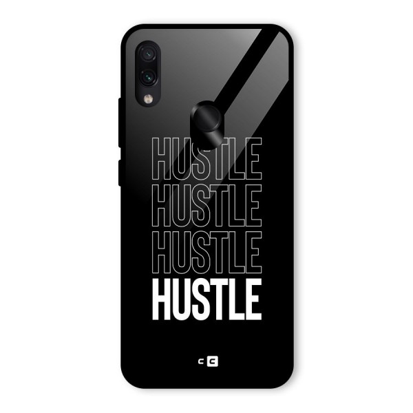 Hustle Hustle Hustle Glass Back Case for Redmi Note 7S