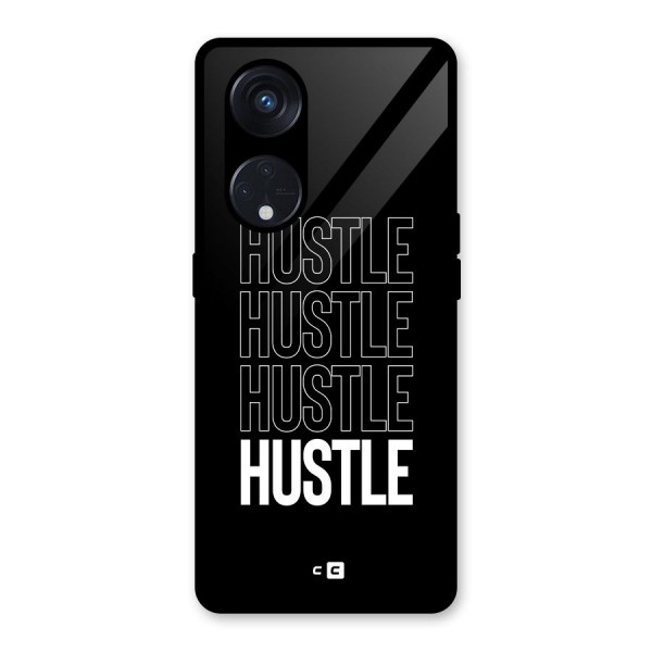 Hustle Hustle Hustle Glass Back Case for Reno8 T 5G