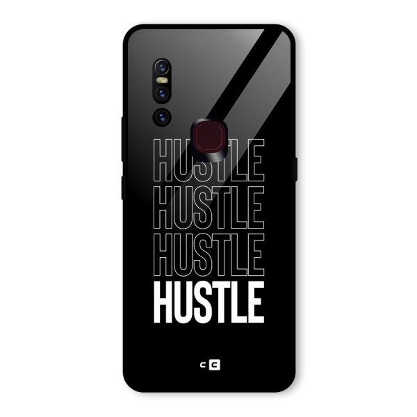 Hustle Hustle Hustle Glass Back Case for Vivo V15