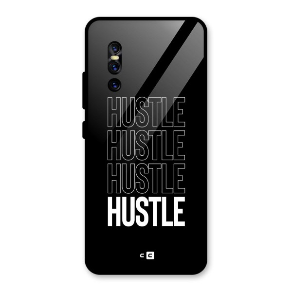 Hustle Hustle Hustle Glass Back Case for Vivo V15 Pro