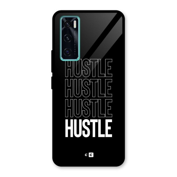 Hustle Hustle Hustle Glass Back Case for Vivo V20 SE