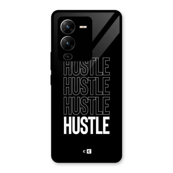 Hustle Hustle Hustle Glass Back Case for Vivo V25 Pro