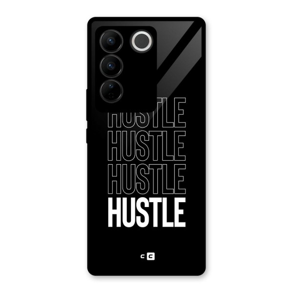 Hustle Hustle Hustle Glass Back Case for Vivo V27