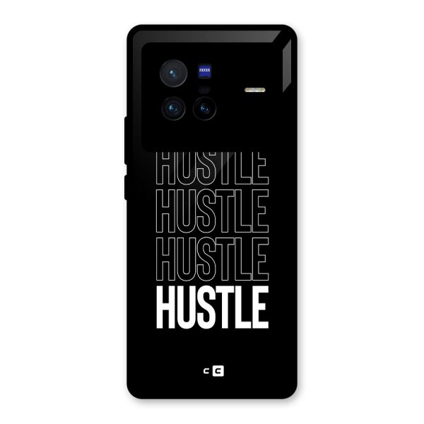 Hustle Hustle Hustle Glass Back Case for Vivo X80