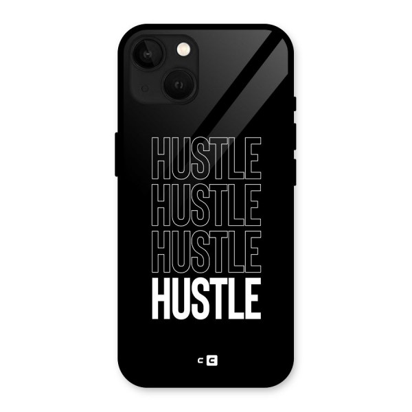 Hustle Hustle Hustle Glass Back Case for iPhone 13