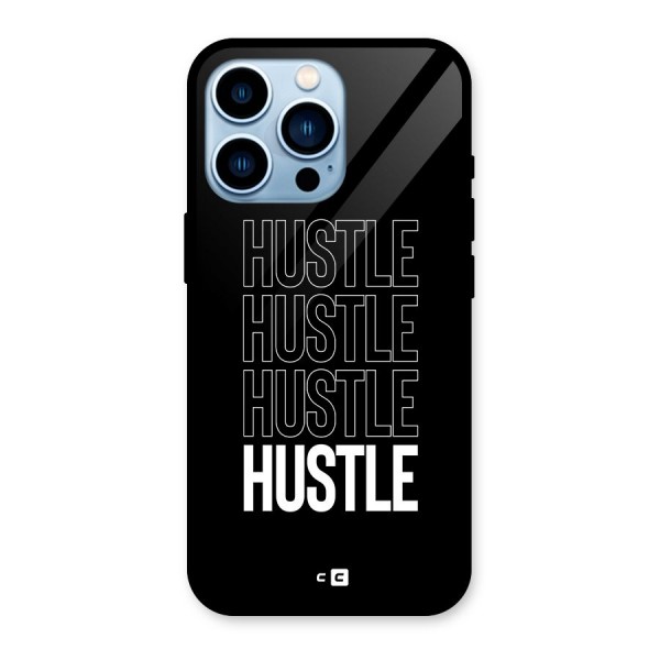 Hustle Hustle Hustle Glass Back Case for iPhone 13 Pro