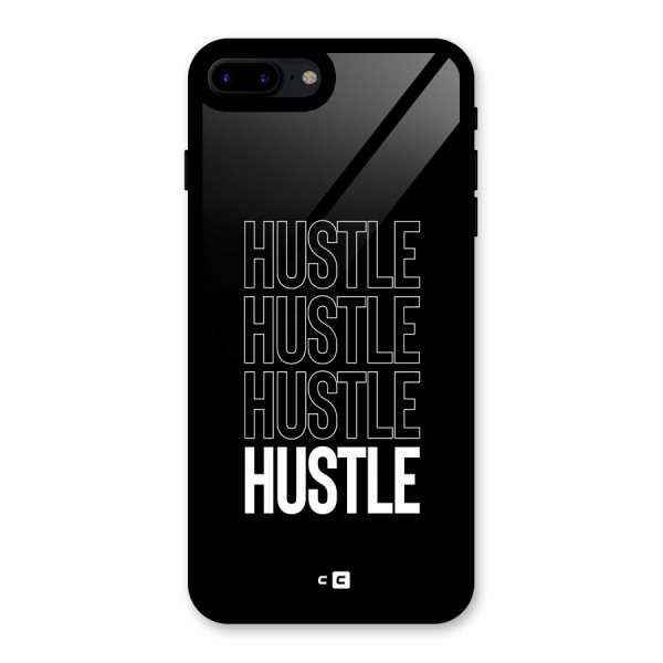 Hustle Hustle Hustle Glass Back Case for iPhone 8 Plus