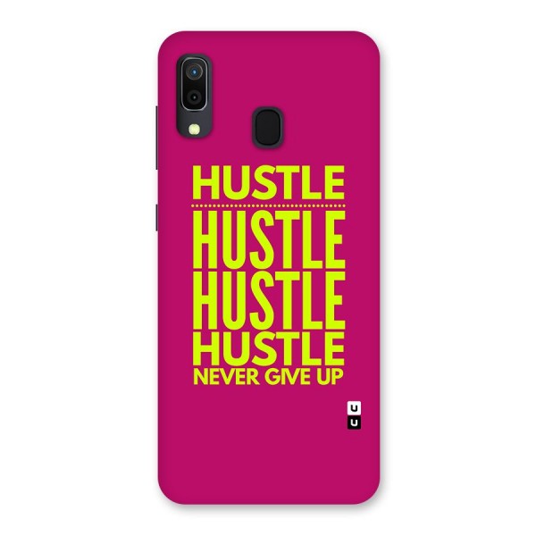 Hustle Never Give Up Back Case for Galaxy A20