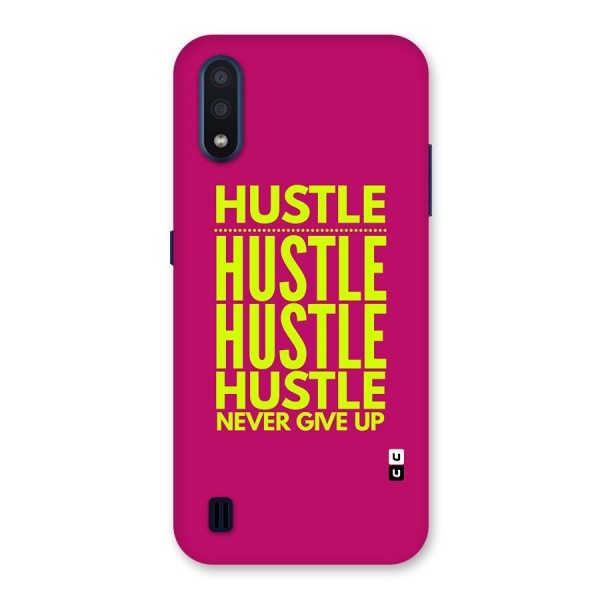 Hustle Never Give Up Back Case for Galaxy M01