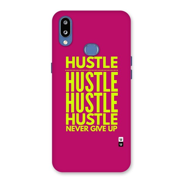 Hustle Never Give Up Back Case for Galaxy M01s