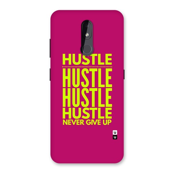 Hustle Never Give Up Back Case for Nokia 3.2