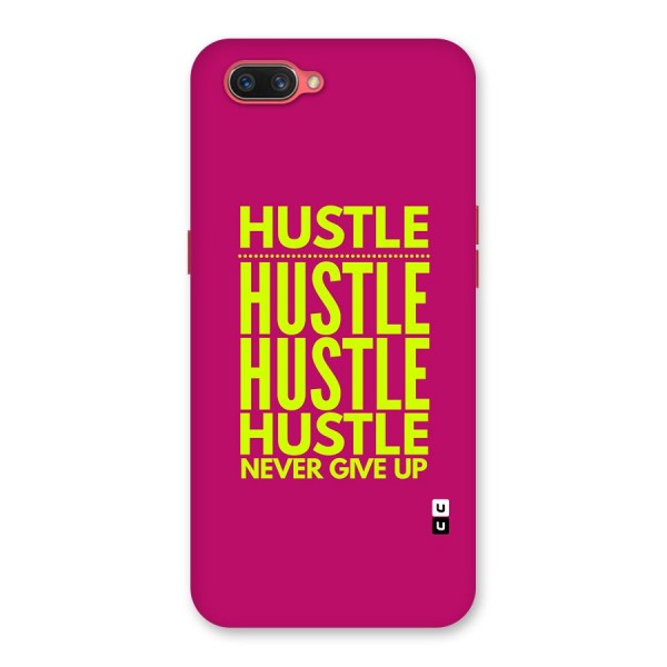 Hustle Never Give Up Back Case for Oppo A3s