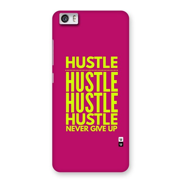 Hustle Never Give Up Back Case for Redmi Mi 5