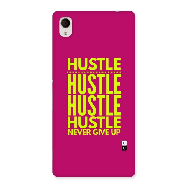 Hustle Never Give Up Back Case for Xperia M4 Aqua