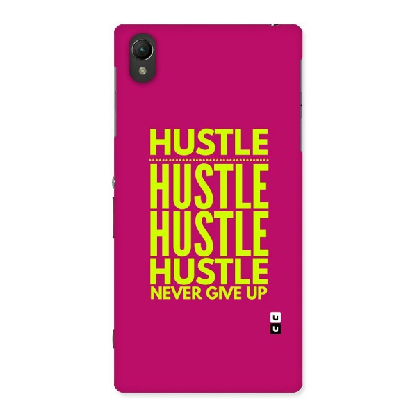 Hustle Never Give Up Back Case for Xperia Z1