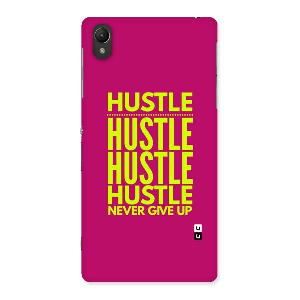 Hustle Never Give Up Back Case for Xperia Z2
