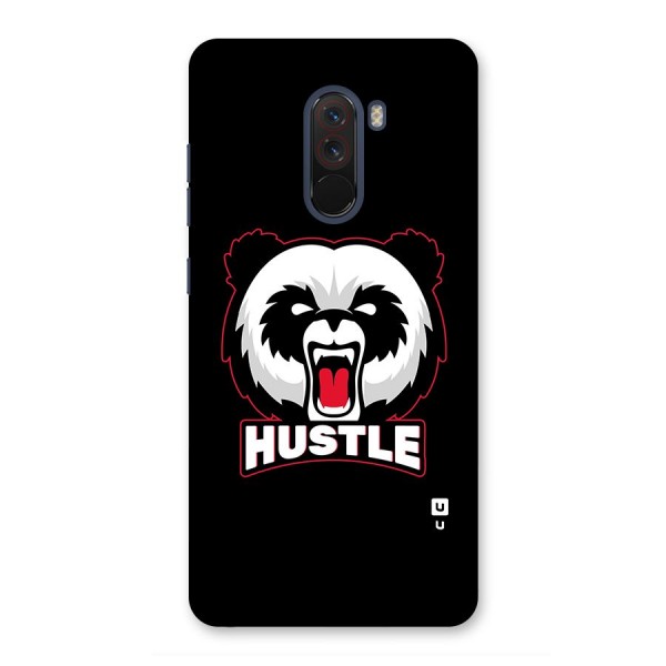 Hustle Panda Glass Back Case for Poco F1