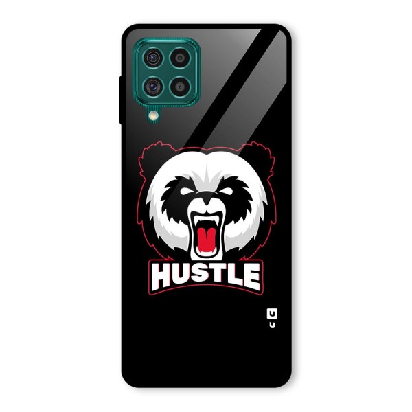 Hustle Panda Glass Back Case for Galaxy F62