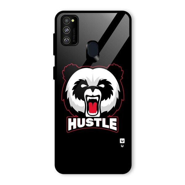 Hustle Panda Glass Back Case for Galaxy M21