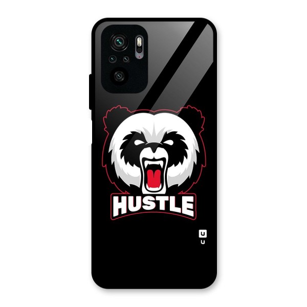 Hustle Panda Glass Back Case for Redmi Note 10