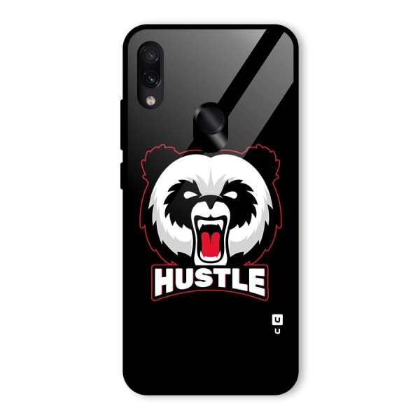 Hustle Panda Glass Back Case for Redmi Note 7