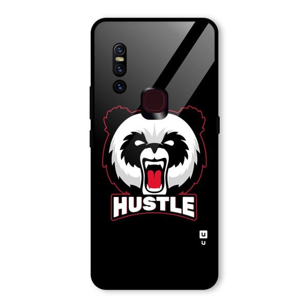 Hustle Panda Glass Back Case for Vivo V15