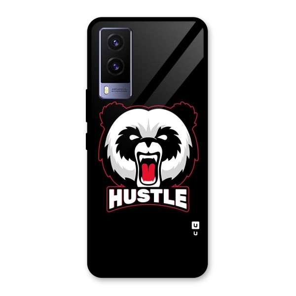 Hustle Panda Glass Back Case for Vivo V21e 5G