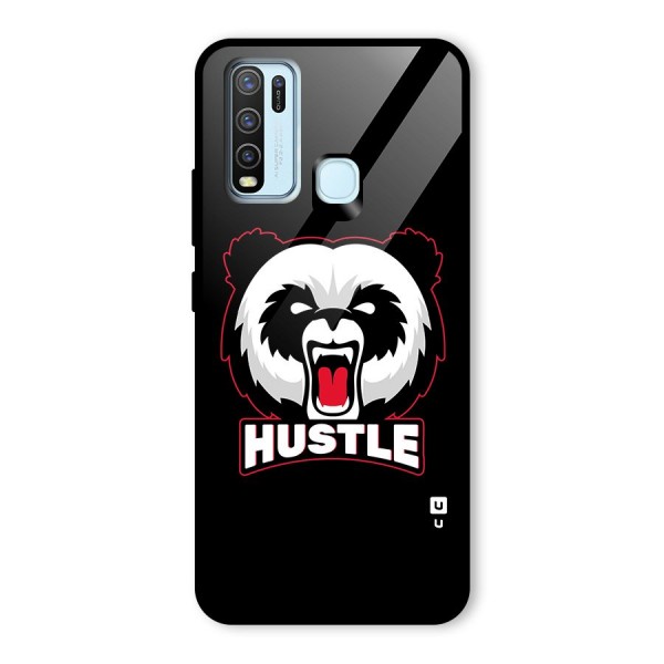 Hustle Panda Glass Back Case for Vivo Y30