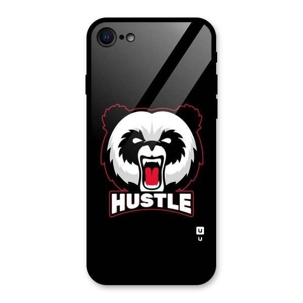 Hustle Panda Glass Back Case for iPhone 8